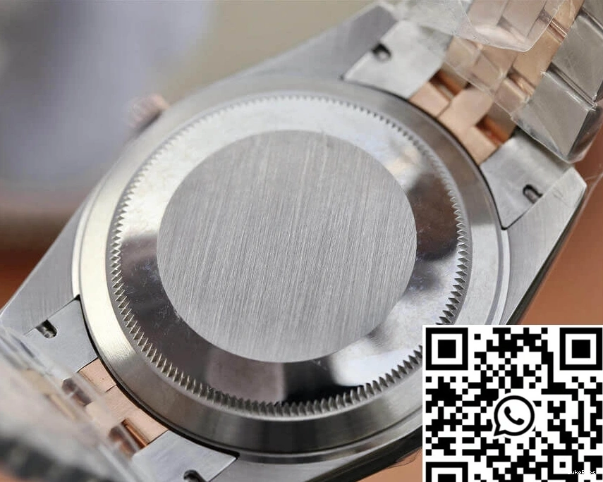 36MM Rose Factory Rolex Silver Dial GM 116231-0087 Gold Datejust 0518